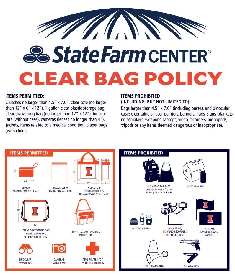 State Farm Stadium on X: The Clear Bag Policy is in effect for